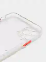 Прозрачный чехол для Iphone 11 Pro Max с блестками силиконовый