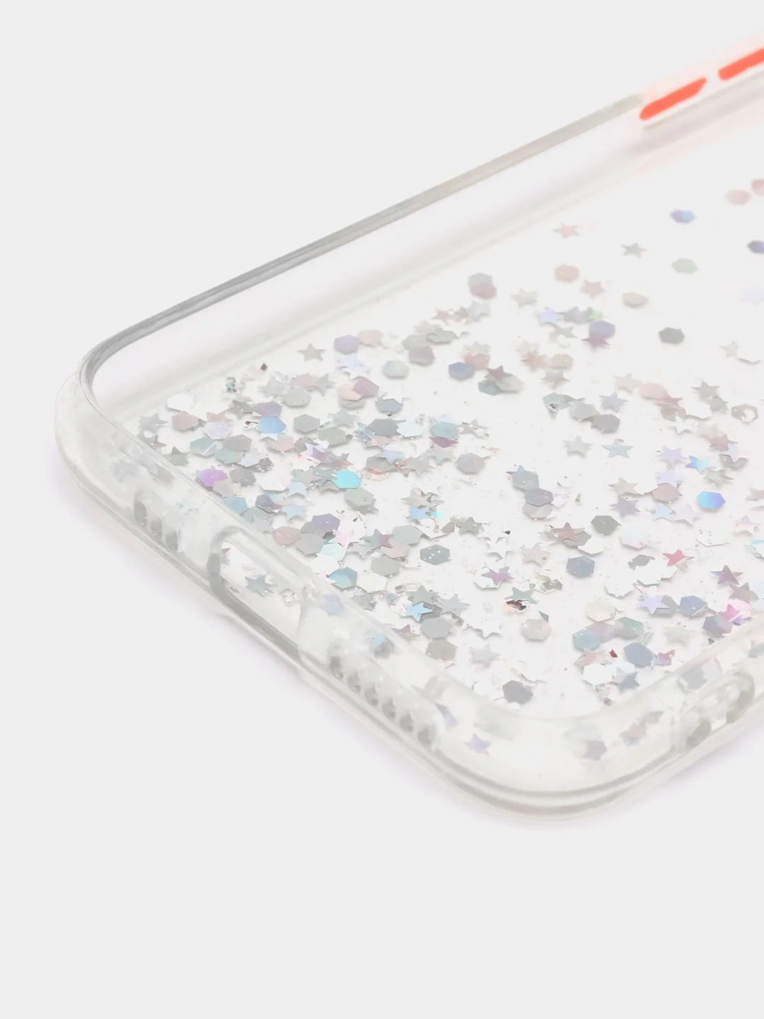 Прозрачный чехол для iPhone 11 Pro с блестками, силиконовый