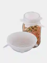 Прозрачный силиконовые крышки для кухни, 6 штук, 120 г