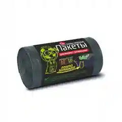 Пакеты для мусора Grifon Bio с завязками, 60 л, 10 штук