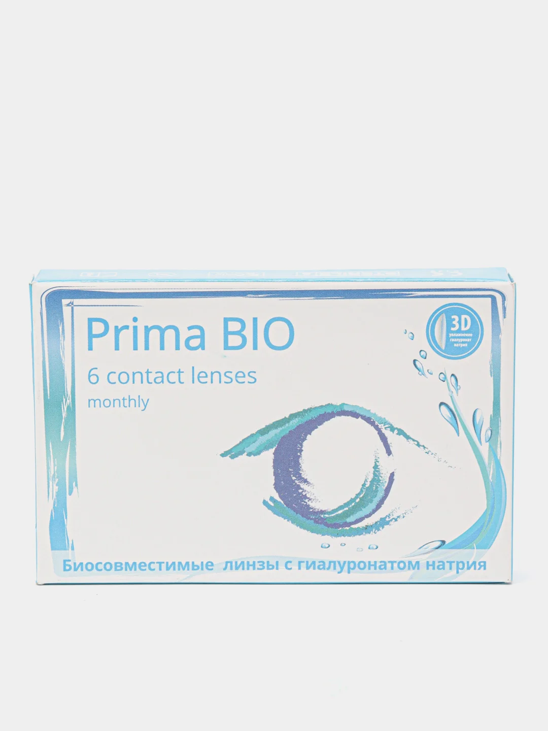 Мягкие контактные линзы OKVision Prima Bio 8,6 ,+2.75, -6.00 14.2, 8.6, 6 штук