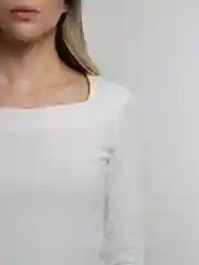 Топ с открытым декольте, белый