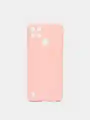 Красный чехол для Realme C21Y / C25Y (Реалми С21у / С25у ), прозрачный