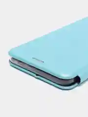Голубой чехол книжка TECNO POVA 2