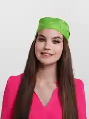 Лайм бандана с принтом