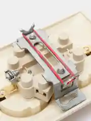 Розетка двойная, земля, РС16-372 крем, слоновая кость, 16А
