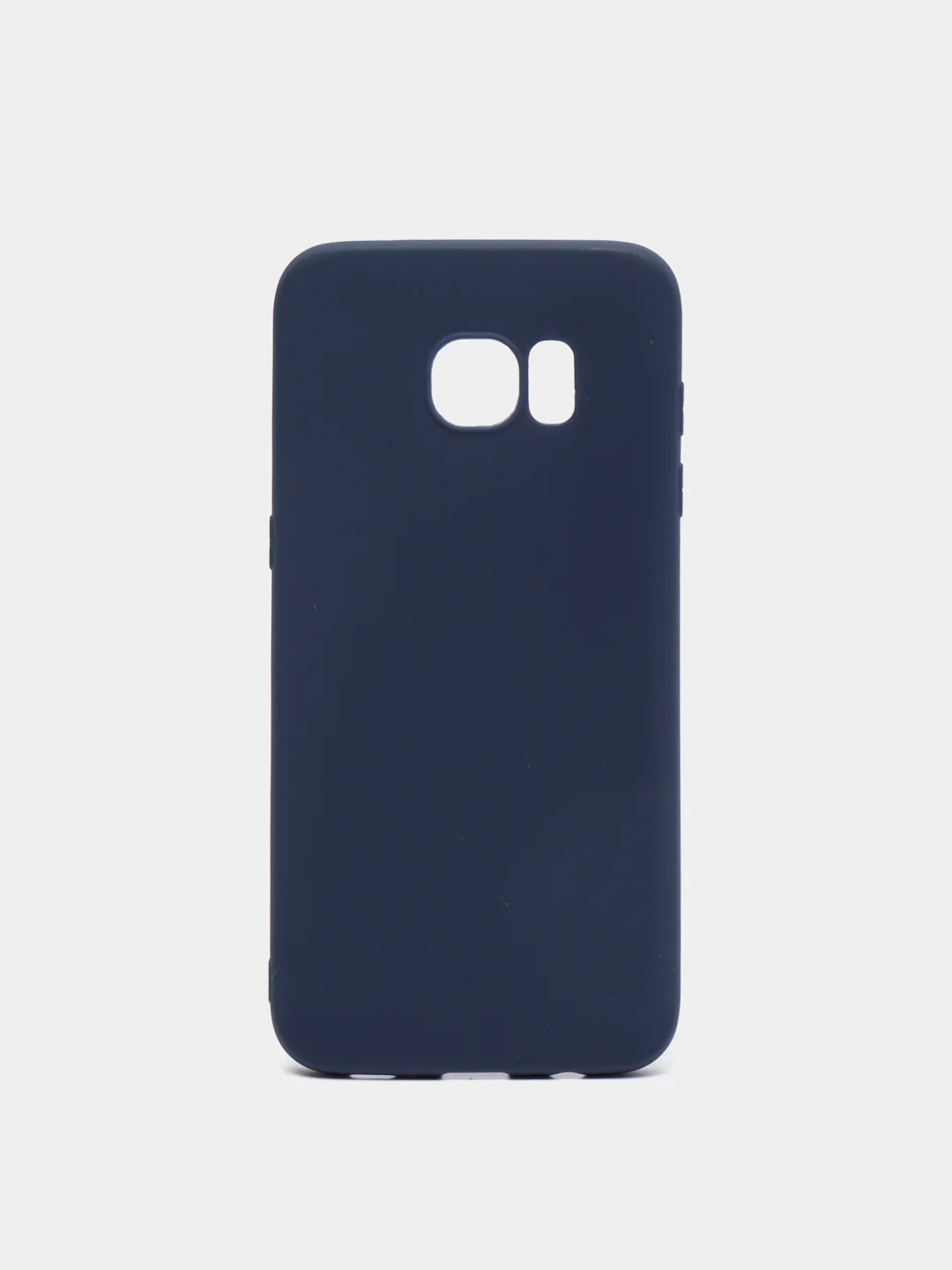 Темно-синий силиконовый чехол Samsung Galaxy S6 edge S7 S8 Plus S9 S10 S10E S20 A51 A71 S20FE A52 A72
