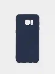 Темно-синий силиконовый чехол Samsung Galaxy S6 edge S7 S8 Plus S9 S10 S10E S20 A51 A71 S20FE A52 A72