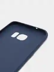 Темно-синий силиконовый чехол Samsung Galaxy S6 edge S7 S8 Plus S9 S10 S10E S20 A51 A71 S20FE A52 A72