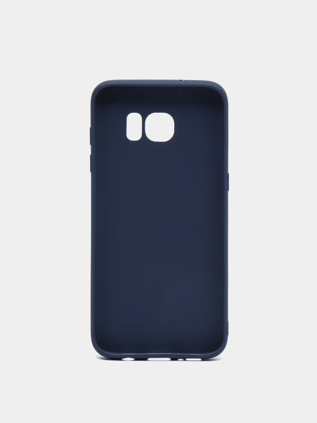 Темно-синий силиконовый чехол Samsung Galaxy S6 edge S7 S8 Plus S9 S10 S10E S20 A51 A71 S20FE A52 A72