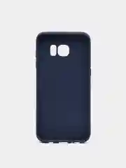 Темно-синий силиконовый чехол Samsung Galaxy S6 edge S7 S8 Plus S9 S10 S10E S20 A51 A71 S20FE A52 A72