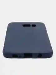 Темно-синий силиконовый чехол Samsung Galaxy S6 edge S7 S8 Plus S9 S10 S10E S20 A51 A71 S20FE A52 A72