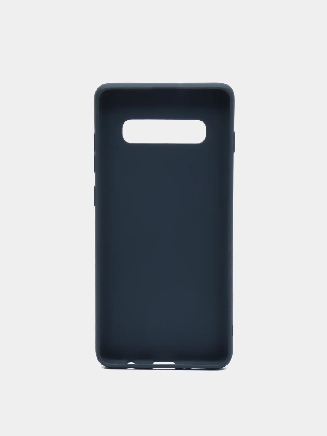Темно-синий силиконовый чехол Samsung Galaxy S6 edge S7 S8 Plus S9 S10 S10E S20 A51 A71 S20FE A52 A72