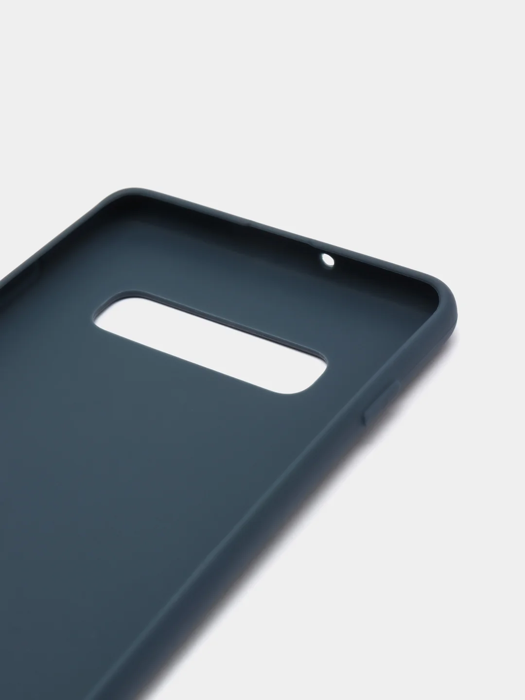 Темно-синий силиконовый чехол Samsung Galaxy S6 edge S7 S8 Plus S9 S10 S10E S20 A51 A71 S20FE A52 A72