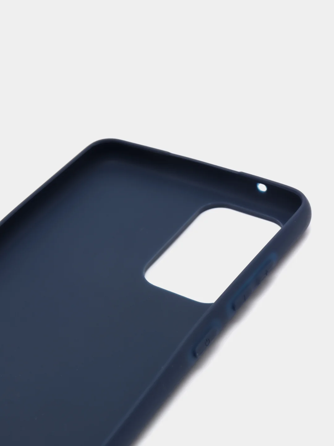 Темно-синий силиконовый чехол Samsung Galaxy S6 edge S7 S8 Plus S9 S10 S10E S20 A51 A71 S20FE A52 A72