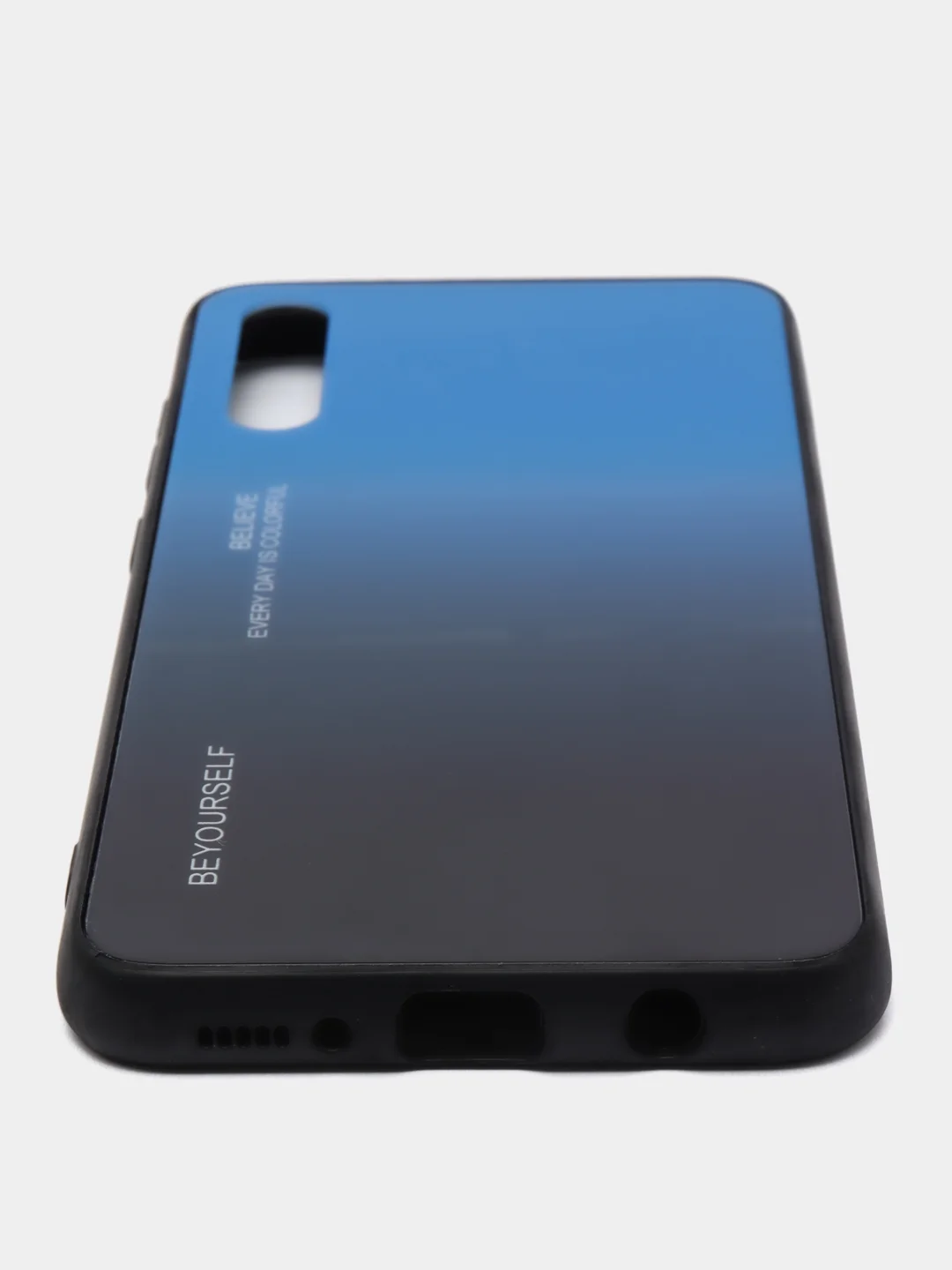 Синий чехол Samsung A01, A10, A20S, A20/A30, A40, A50, A51, A70, A71, A7 2018, A8 2018 градиент