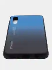 Синий чехол Samsung A01, A10, A20S, A20/A30, A40, A50, A51, A70, A71, A7 2018, A8 2018 градиент