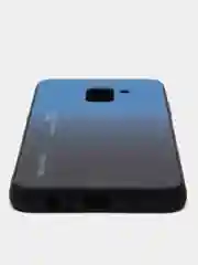 Синий чехол Samsung A01, A10, A20S, A20/A30, A40, A50, A51, A70, A71, A7 2018, A8 2018 градиент