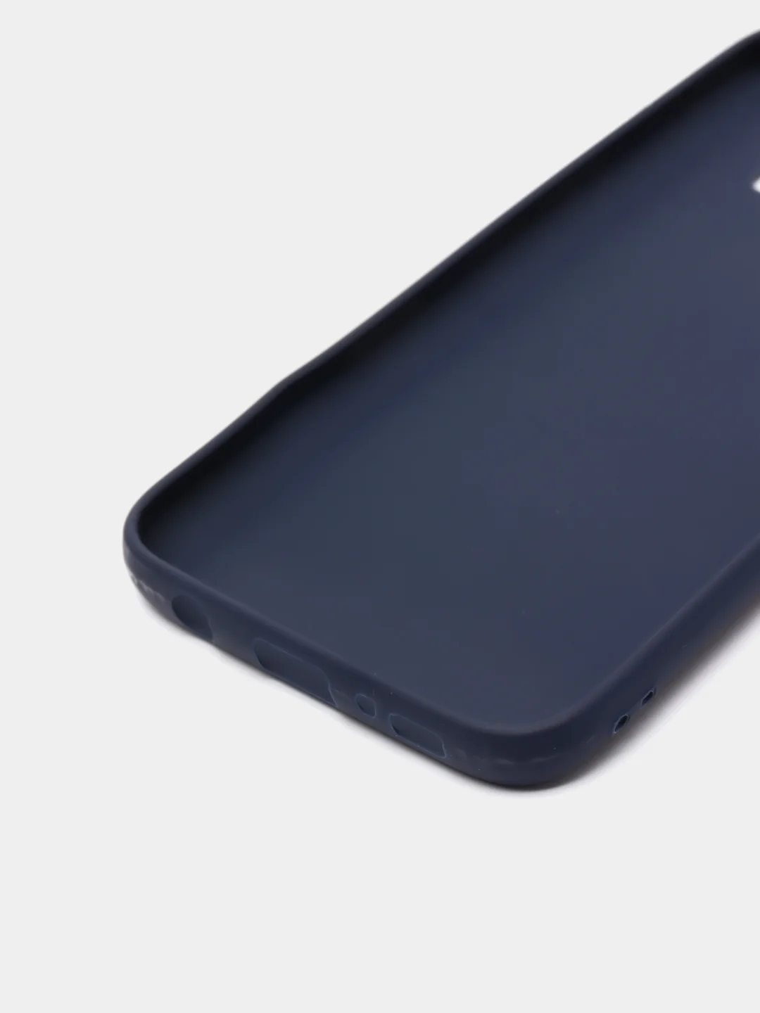 Темно-синий силиконовый чехол Samsung Galaxy S6 edge S7 S8 Plus S9 S10 S10E S20 A51 A71 S20FE A52 A72