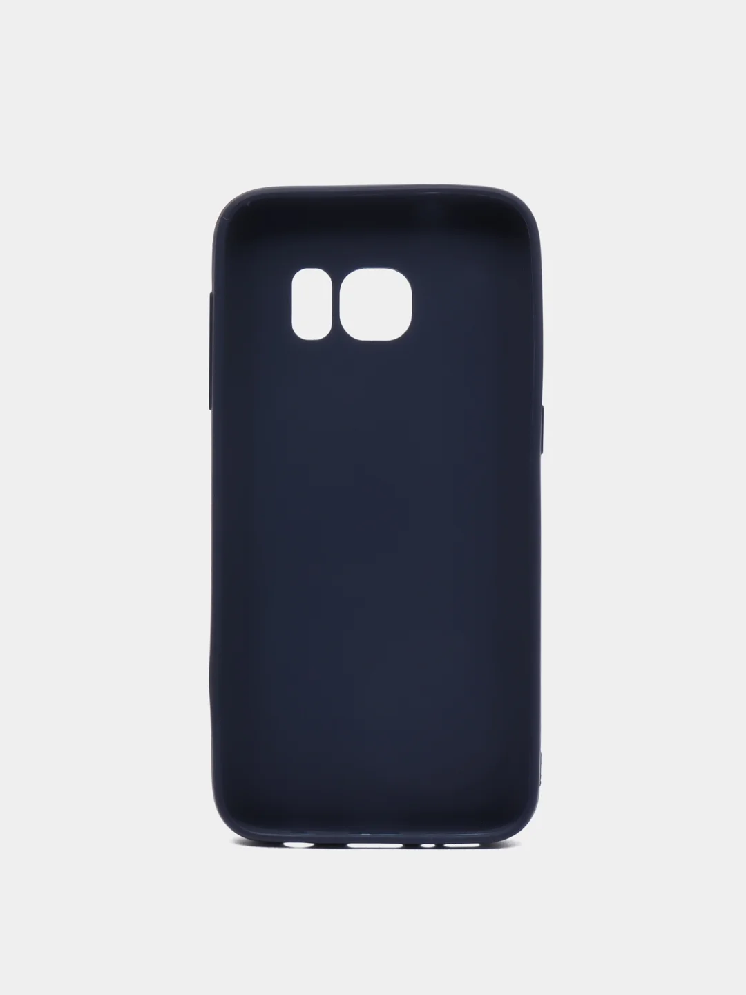 Темно-синий силиконовый чехол Samsung Galaxy S6 edge S7 S8 Plus S9 S10 S10E S20 A51 A71 S20FE A52 A72