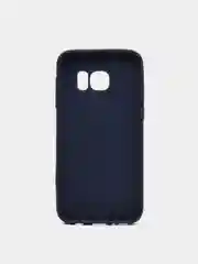 Темно-синий силиконовый чехол Samsung Galaxy S6 edge S7 S8 Plus S9 S10 S10E S20 A51 A71 S20FE A52 A72