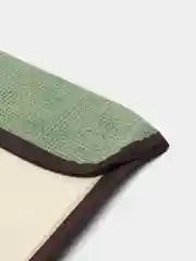 Оливковый ящик (коробка) для хранения текстильный
