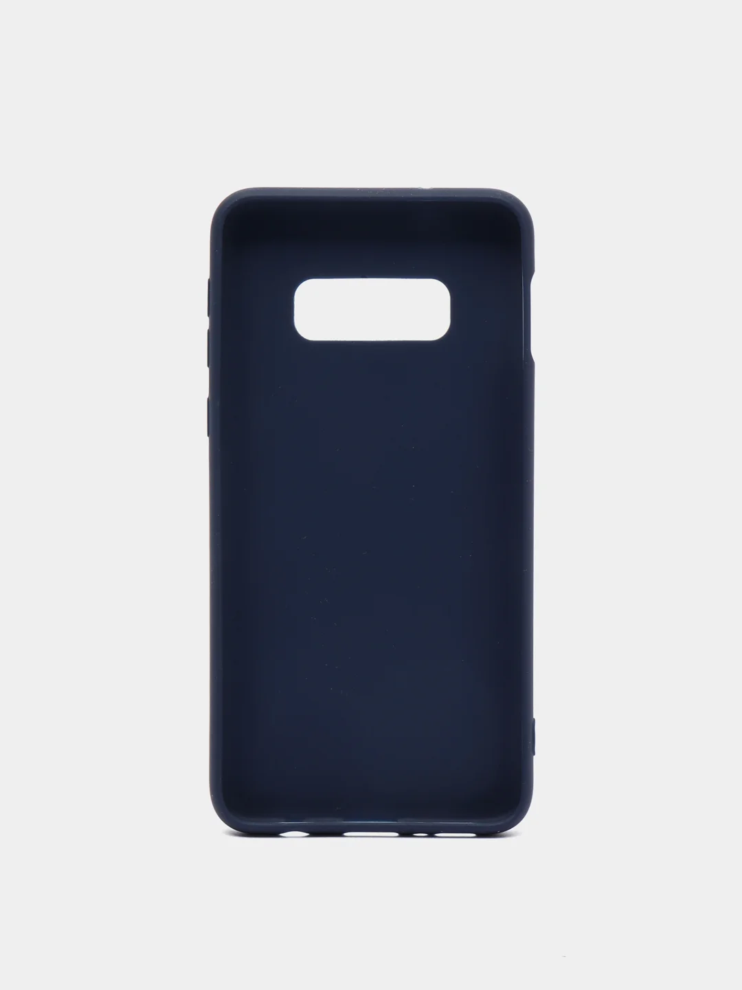Темно-синий силиконовый чехол Samsung Galaxy S6 edge S7 S8 Plus S9 S10 S10E S20 A51 A71 S20FE A52 A72
