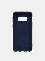 Темно-синий силиконовый чехол Samsung Galaxy S6 edge S7 S8 Plus S9 S10 S10E S20 A51 A71 S20FE A52 A72