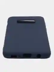 Темно-синий силиконовый чехол Samsung Galaxy S6 edge S7 S8 Plus S9 S10 S10E S20 A51 A71 S20FE A52 A72