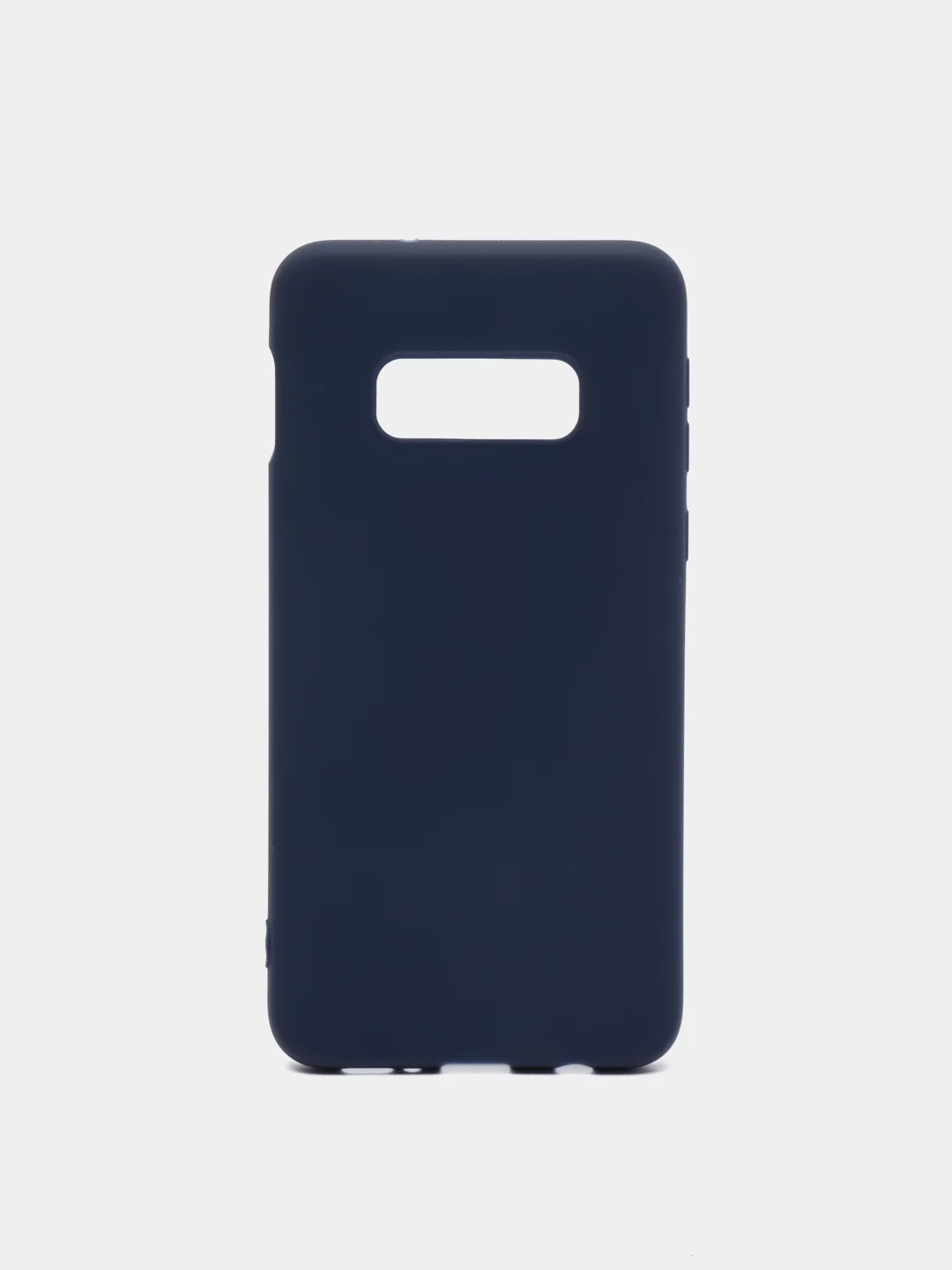 Темно-синий силиконовый чехол Samsung Galaxy S6 edge S7 S8 Plus S9 S10 S10E S20 A51 A71 S20FE A52 A72