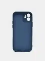 Темно-синий чехол на iPhone 13, 12, 11, XR, 7, 8, SE, 8+, 7+, 6s, 6, Pro, Max, силиконовый