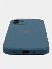 Темно-синий чехол на iPhone 13, 12, 11, XR, 7, 8, SE, 8+, 7+, 6s, 6, Pro, Max, силиконовый