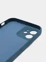 Темно-синий чехол на iPhone 13, 12, 11, XR, 7, 8, SE, 8+, 7+, 6s, 6, Pro, Max, силиконовый