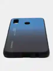 Синий чехол Samsung A01, A10, A20S, A20/A30, A40, A50, A51, A70, A71, A7 2018, A8 2018 градиент