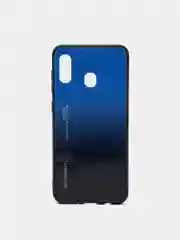 Синий чехол Samsung A01, A10, A20S, A20/A30, A40, A50, A51, A70, A71, A7 2018, A8 2018 градиент