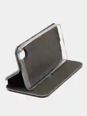 Серый samsung A01, A10, A11, A20, A30, A21S, A41, A50, A51, А52,A71, M21, M31, M31S чехол-книжка