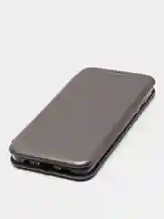 Серый samsung A01, A10, A11, A20, A30, A21S, A41, A50, A51, А52,A71, M21, M31, M31S чехол-книжка