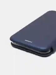 Темно-синий чехол-книжка iPhone 5, 5S, SE, 6, 6S, 7, 8, SE, X, XS, XR, 11, 12, 13, Pro, Max, Mini