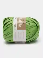 Зеленый пряжа для вязания Raffia / пряжа "Рафия" 4 мотка