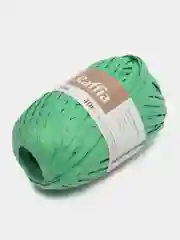 Салатовый пряжа для вязания Raffia / пряжа "Рафия" 4 мотка