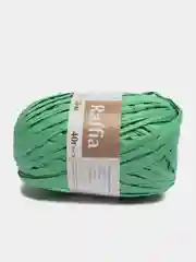 Салатовый пряжа для вязания Raffia / пряжа "Рафия" 4 мотка