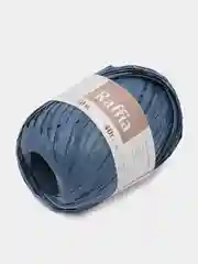 Темно-синий пряжа для вязания Raffia / пряжа "Рафия" 4 мотка