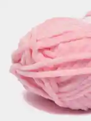Розовый пряжа Bonbon плюшевая, полиэстер, 100 г, 120 м