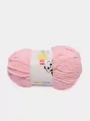 Розовый пряжа Bonbon плюшевая, полиэстер, 100 г, 120 м