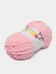 Розовый пряжа Bonbon плюшевая, полиэстер, 100 г, 120 м