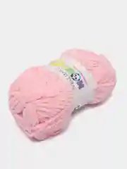 Розовый пряжа Bonbon плюшевая, полиэстер, 100 г, 120 м