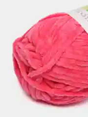 Тёмно-розовый пряжа Bonbon плюшевая, полиэстер, 100 г, 120 м