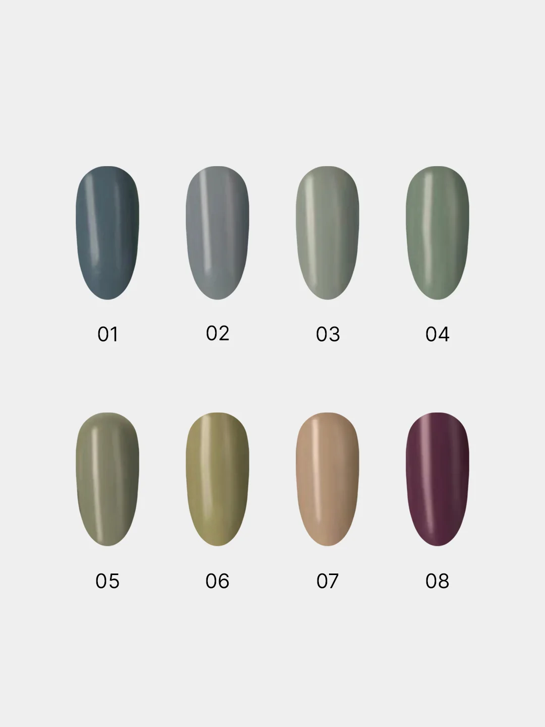 Гель-лак Adricoco Flora, 20 цветов