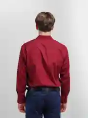 Бордовый рубашка мужская