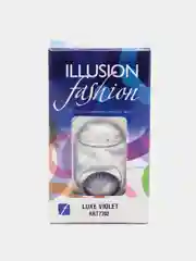 Фиолетовый цветные контактные линзы ILLUSION fashion Luxe, 2 шт, 8,6, 1 месяц